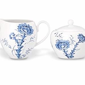 Lenox Scalamandre Toile Tale Creamer & Sugar Dish